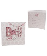 Widdop Bingham Laura Darrington Typography Coll Pergamyn Album - Baby Girl - £5.84 GBP