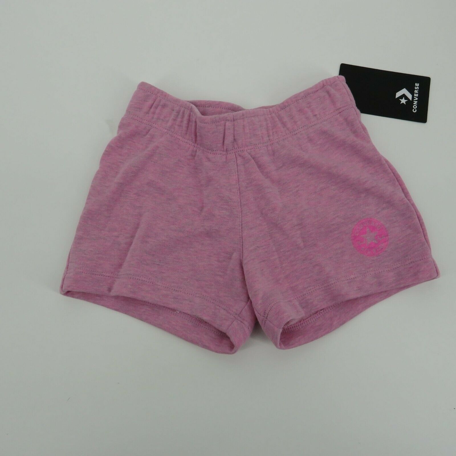 Converse Little Girl's Overdyed Pink Shorts 5 Logo - £10.87 GBP