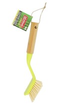 Mr Handy Bamboo Angled Handle Cleaning Brush With Scrapper - $2.95