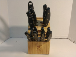 Cutlery Kitchen Zwilling JA Henckels Twin 19 Piece Block Knife Set INCOMPLETE 13 - £179.64 GBP