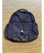 Coach Voyager Blue Nylon &amp; Leather Backpack  Broken Strap - $101.55 CAD