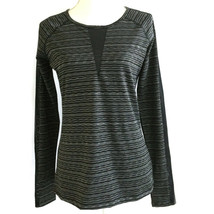 90 Degree Women&#39;s Raglan Active Top Size S Long Sleeve Black Athleisure - $13.89