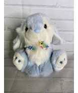 VTG Chosun Blue White Sitting Bunny Rabbit Plush Stuffed Animal Toy With... - £58.18 GBP