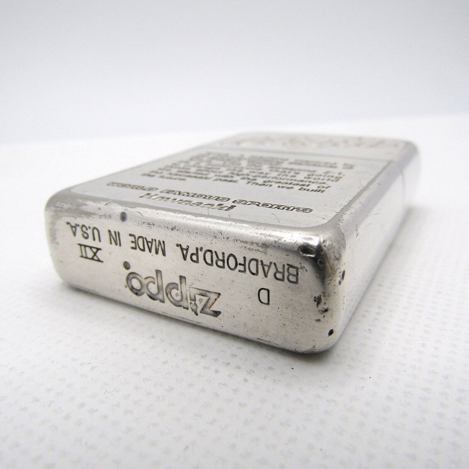 Kawasaki Ninja Zippo Oil Lighter 1996 Fired and 42 similar items