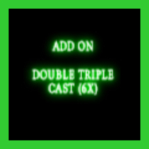 FREE ADD ON double triple cast (6x) super powerful amplifies spell cast items - £0.00 GBP