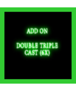 FREE ADD ON double triple cast (6x) super powerful amplifies spell cast ... - $0.00