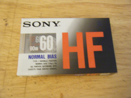 Sony HF60 Type I Normal Bias 90m Blank Cassette - NEW!!! - £7.08 GBP