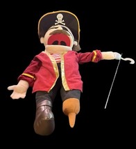 Silly Puppets Pirate Puppet 25" Full Body Ventriloquist Style with Hook & Peg Le image 6