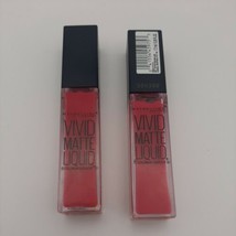 SET OF 2-Maybelline NY Vivid Matte Liquid Lipstick 25 FUSHIA ECSTASY, New - £7.73 GBP