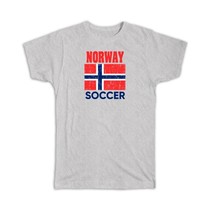 Norway : Gift T-Shirt Distressed Flag Soccer Football Team Norwegian Country - £19.97 GBP