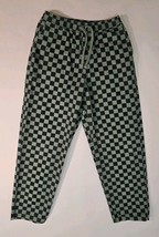 Vans Range Baggy Tapered Pant - Elastic Waist Drawstring - Green Checker... - €24,23 EUR