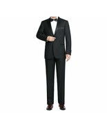 Men Renoir Tuxedo Two Button Notch Formal with Satin Lapel trims 201-1 B... - $104.99