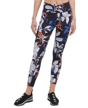 DKNY Womens Activewear Welcome To The Jungle Printed 7/8 Leggings,X-Small - £36.97 GBP