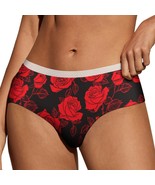 Floral Flowers Panties for Women Lace Briefs Soft Ladies Hipster Underwear - $19.19 CAD