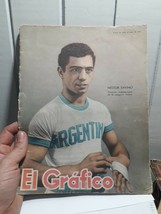 old magazine el Grafico Revista de deporte argentino 1954 N1702 - £9.34 GBP