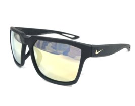 Nike Sunglasses BANDIT R EV0949 007 416 Matte Black Frames Yellow Gray Mirrored - £71.15 GBP