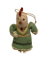 Heart Felts Midwest Of Cannon Falls Momma Chicken Dressed Christmas Ornament - £12.36 GBP
