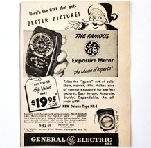 1947 GE Exposure Meter Santa Claus Advertisement Vintage Electronics E8H - $19.99