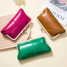 Vintage Leather Clutch Wallet  Phone Pouch for Women - $31.95+