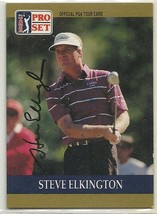 Steve Elkington Signed Autographed 1990 Pro Set Golf Card - £17.96 GBP