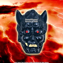 Japanese Kami Mask Sai Wall Mount Holder Black New - €19,60 EUR
