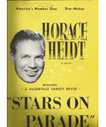 HORACE HEIDT-&quot;STARS ON PARADE&quot; 1940-50&#39;s VINTAGE (NOT REPRO) 31 PAGE PRO... - £29.15 GBP