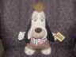 13&quot; Droopy Dog Plush Toy With Outfit and Sign I&#39;m So Happy 1990 Applause - £47.36 GBP