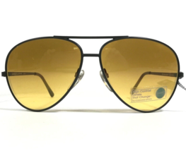 Vintage Serengeti Sonnenbrille 5128S Kilimanjaro Matt Schwarz mit Gelb L... - £74.27 GBP