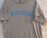 UNC North Carolina heather gray NC blue XL t shirt men&#39;s Red Oak sportswear - £7.84 GBP