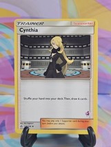 Pokemon TCG Sun &amp; Moon Ultra Prism Card | Cynthia 119/156 Uncommon - £0.79 GBP