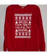 Brush Your Teeth Ya Filthy Animal Funny Xmas Dentist Shirt - $216.57 MXN