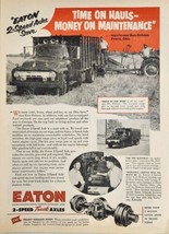 1954 Print Ad Eaton 2-Speed Axles Ford Stake Truck Farmer Ross Hobson Peoria,OH - £15.27 GBP