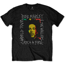 Bob Marley Rasta Scratch Official Tee T-Shirt Mens Unisex - £25.10 GBP