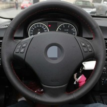 Diy Steering Wheel Cover for Bmw E90 320 318i 320i 325i 330i 320d X1 328xi - £29.39 GBP