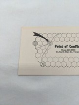 Point Of Conflict Fairport Vintage Board Game Store Business Card - $71.27