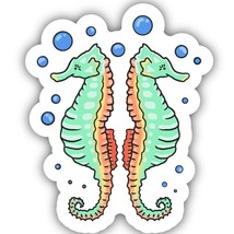 Sea Horses Summer Vinyl Sticker - $74.18 MXN