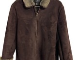 Cocoa New York Women Faux suede  Fur Lined Jacket  brown M - $31.76