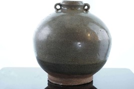 Large 15th Century Thai Sawankhalok Celadon Jar - $400.21