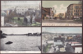 (4) Sanford, Maine Pre-1910 Antique Postcards Group Lot - £12.16 GBP