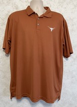 Antigua Men&#39;s Polo Button Shirt University of Texas Longhorn Shirt Size Large - £17.04 GBP