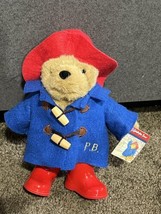 Paddington Travel Bear 9” Rainbow Designs Plush w/ Coat Boots And Hat No... - $21.78