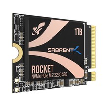 SABRENT Rocket 2230 NVMe 4.0 1TB High Performance PCIe 4.0 M.2 2230 SSD [SB-2130 - £129.08 GBP