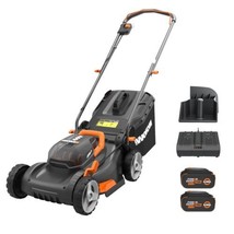 Worx 40V 17&quot; Cordless Lawn Mower for Small Yards- 2 Batteries &amp; Charger ... - $241.87