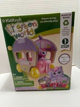 KidKraft Lil&#39; Green World Acorn Food Truck Wooden Playset Ages 4+ New Se... - $8.42