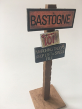 GI Joe Dragon DID 1/6 Scale WWII 101st Airborne Bastogne Road 9 Inch sign - £56.40 GBP