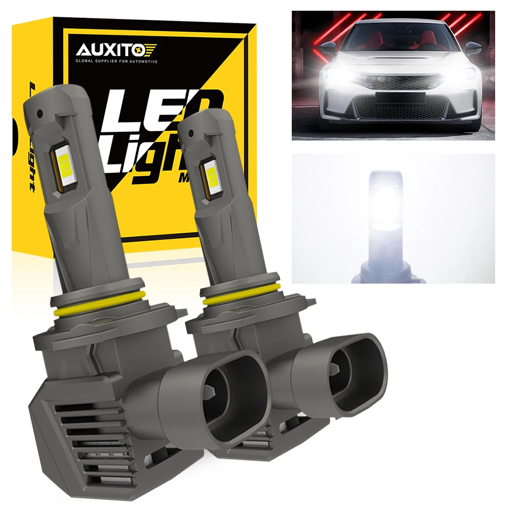 AUXITO 2Pcs Turbo 9005 LED Lights Bulbs H7 H11 H8 9012 Mini LED Headlamp Wireles - £155.98 GBP