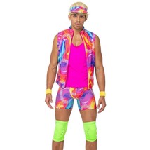 Retro Skating Costume Set Vest Visor Shorts Sweatbands Kneepads Barbie Ken 6189 - £69.00 GBP