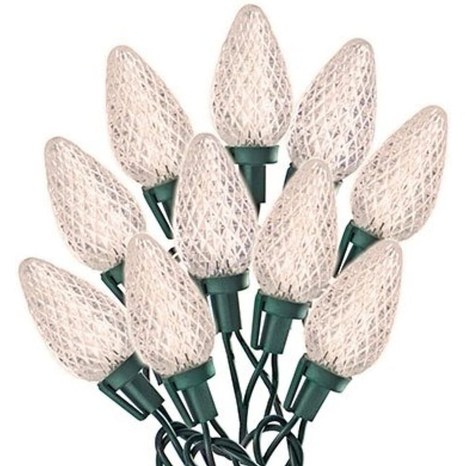 HW 47735-88 LED Light Set, C9, Warm White Faceted, 75-Ct. - Quantity 1 - $48.80