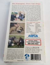 Pet Emergency First Aid Dogs ASPCA Approval VHS Video Tape New - £11.85 GBP