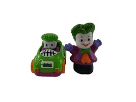 Fisher Price Little People DC Super Friends THE JOKER CLOWN Hero Batman Lot of 2 - £2.98 GBP